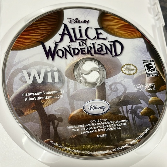 5 for $60 - Disney Alice in Wonderland Wii Game - Picture 3 of 4